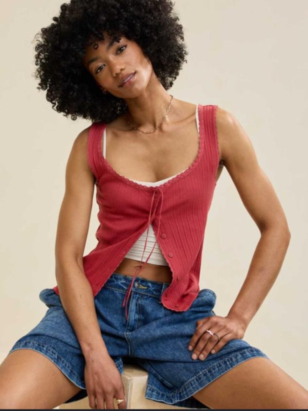 Aerie Sneak Peek Tank Top